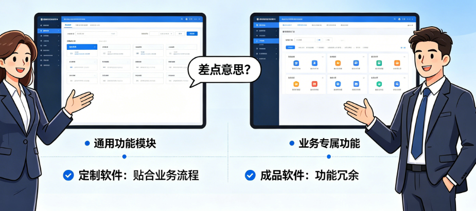 成品软件总“差点意思”?揭秘定制商务软件为什么更贴合业务需求