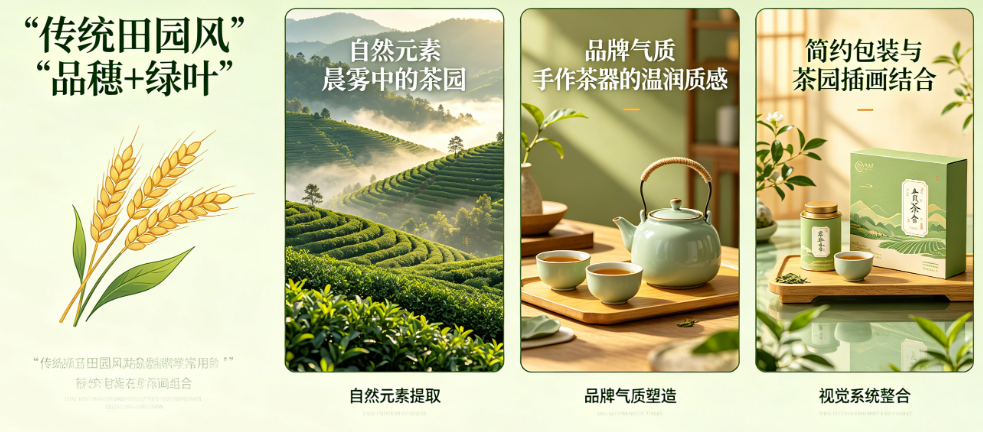 田园风品牌别只懂“麦穗+绿叶”!从自然元素到品牌气质的完整案例解析