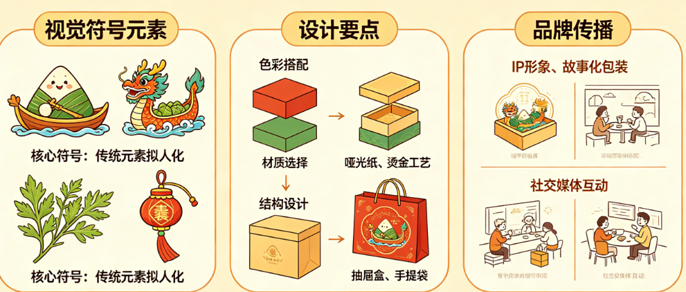 端午礼盒包装别只懂“粽子图”!从视觉符号到品牌传播的完整设计要点