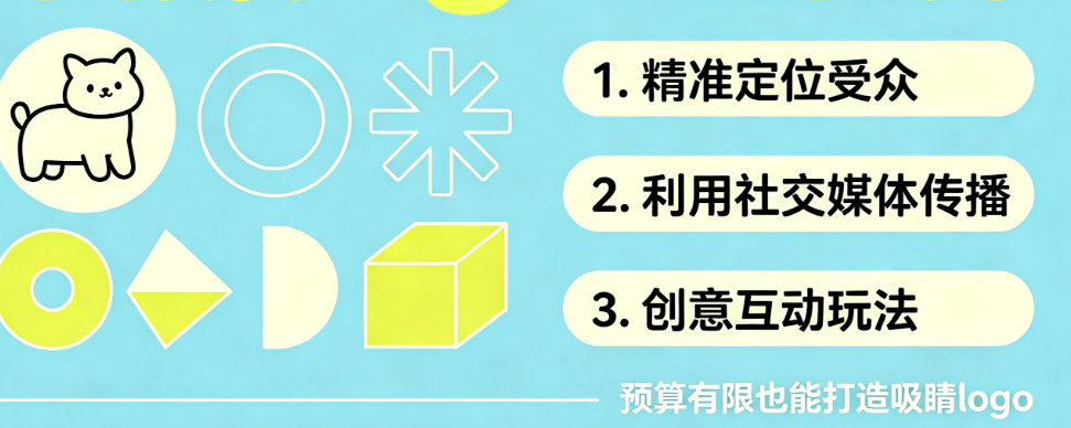小预算怎么做logo?预算有限如何出圈?