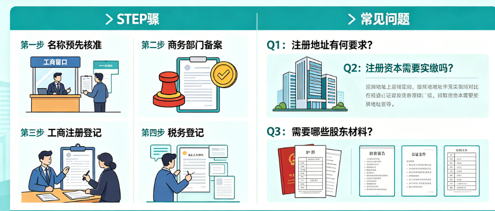外资公司在厦门注册怕流程复杂?揭秘办理步骤与常见问题解答