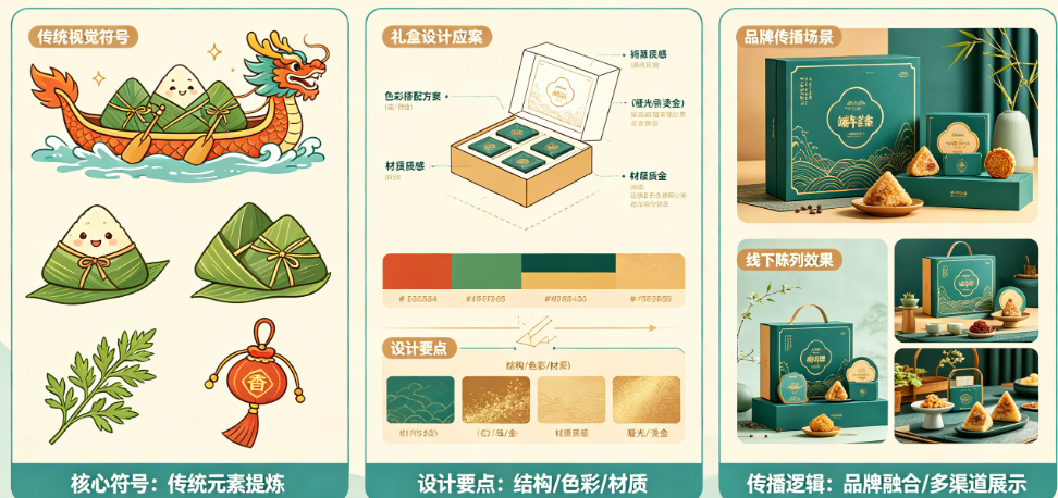 端午礼盒包装别只懂“粽子图”!从视觉符号到品牌传播的完整设计要点