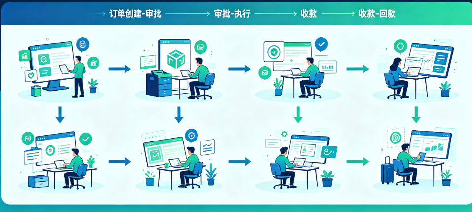 商务管理软件别只懂“审批流”!从订单到回款的全流程自动化开发指南