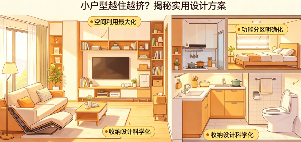 小户型越住越挤?揭秘75平米装修的空间放大技巧与功能布局