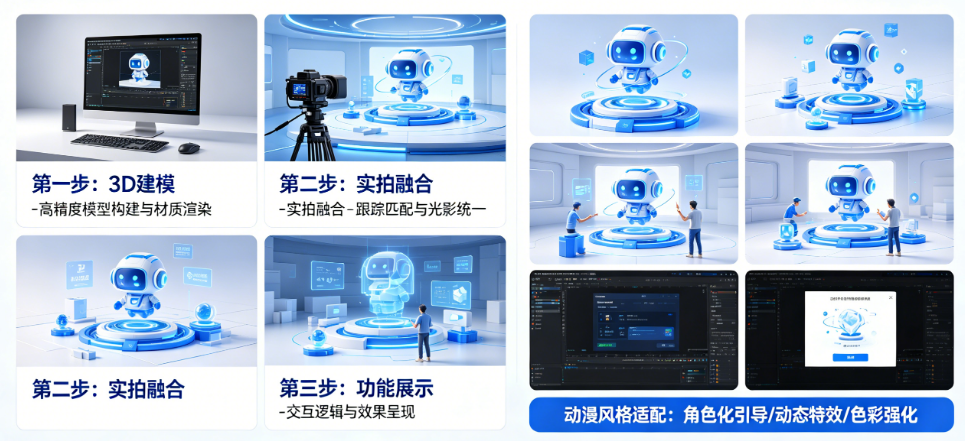 AI产品演示视频怎么做?3D建模、实拍融合、功能展示如何实现?