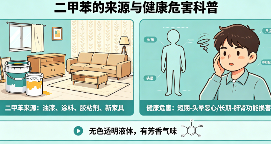 装修污染物别只懂“甲醛”!从二甲苯来源到健康危害的完整科普