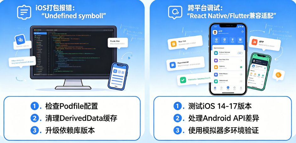 iOS新版本打包报错?跨平台APP的系统兼容性调试方法