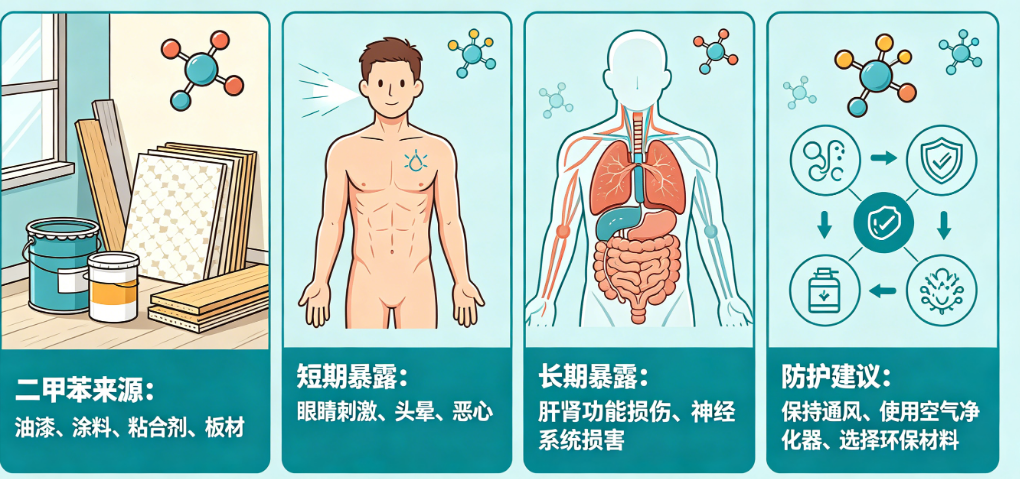 装修污染物别只懂“甲醛”!从二甲苯来源到健康危害的完整科普