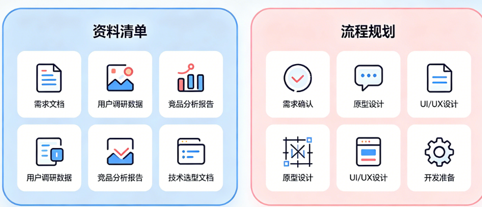 单端APP开发前期要准备什么?资料清单、流程规划全解析