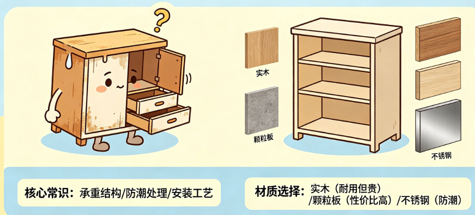 橱柜用了两年就坏了?揭秘橱柜装修的核心常识与材质选择技巧