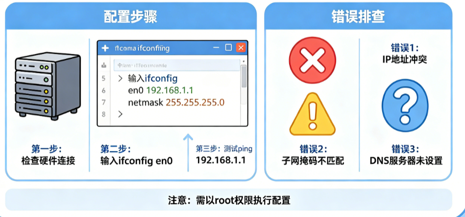 AIX IP配置总失败?揭秘配置步骤与常见错误排查方法