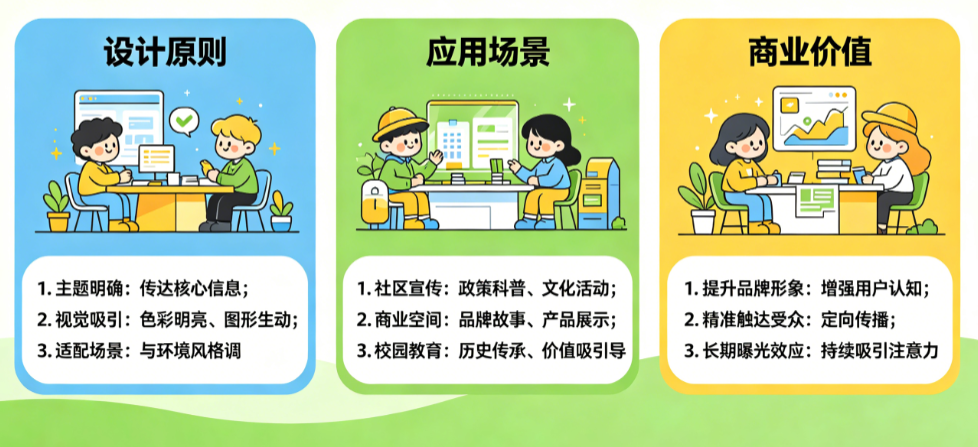 文化墙为什么是广告界的细分领域?设计原则、应用场景、商业价值是什么?