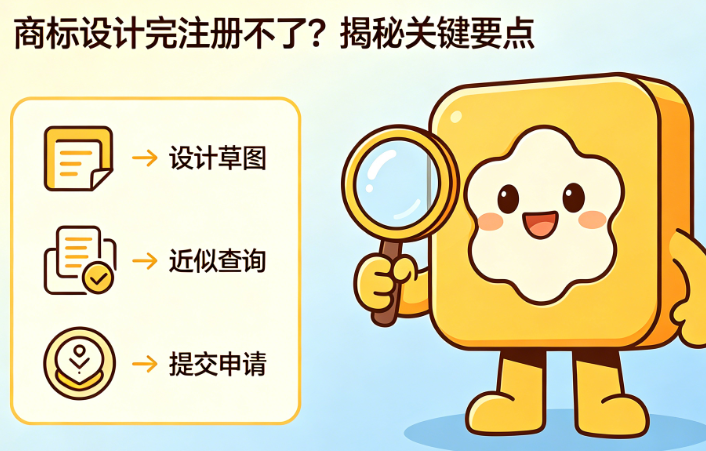 商标设计完注册不了?揭秘好商标的设计原则与注册可行性预判