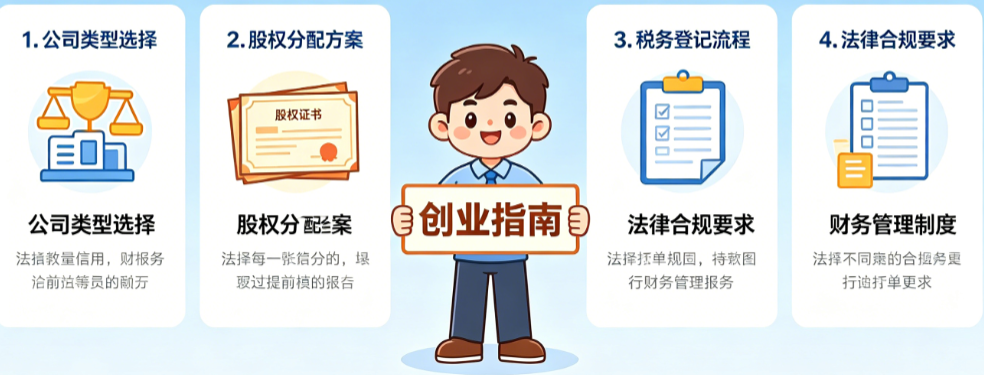 注册完公司就后悔?揭秘创业者必须提前掌握的5大核心知识点