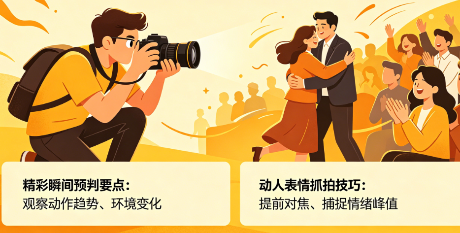 精彩瞬间怎么预判?动人表情怎么抓?——活动现场特写抓拍的预判与反应训练