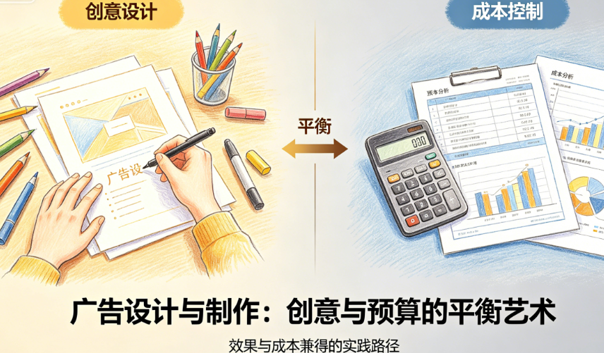 广告设计与制作中如何平衡创意与预算?效果与成本怎么兼得?
