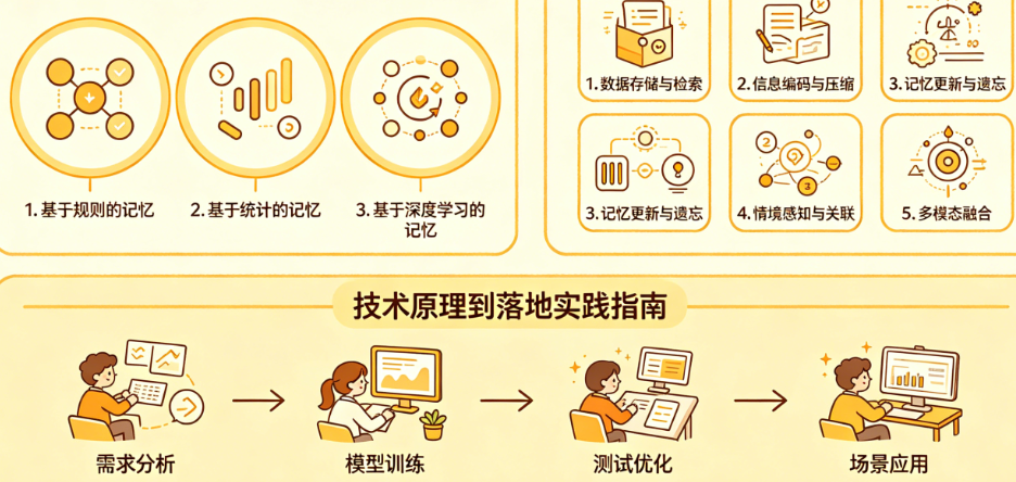智能体记忆的3种实现方式与5个关键技术点：从技术原理到落地实践的完整指南