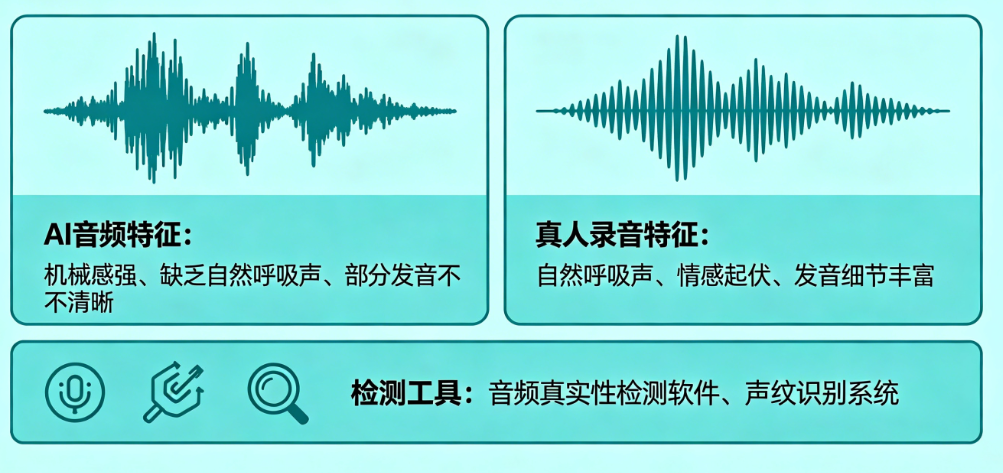 如何区分AI生成的音频和真人录音?有检测工具吗?——常见问答