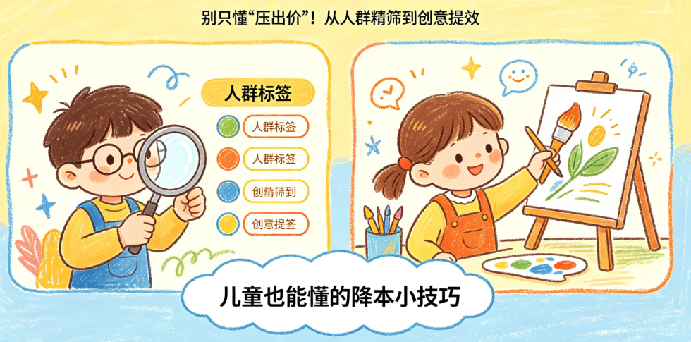 AI广告降本别只懂“压出价”!从人群精筛到创意提效的完整降本指南