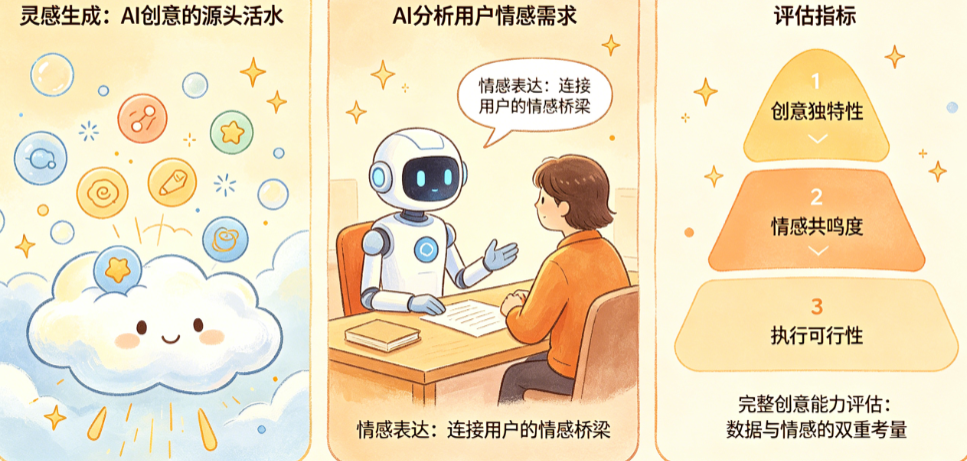 AI广告创意别只懂“数据驱动”!从灵感生成到情感表达的完整创意能力评估
