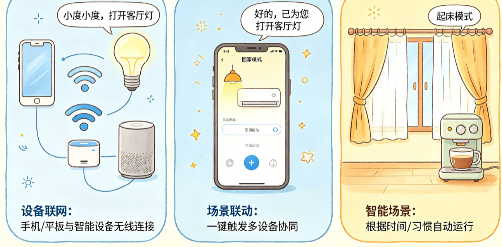 智能家居系统别只懂“手机控制灯”!从设备联网到场景联动的完整概念解读