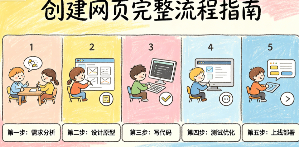 创建网页别只懂“写代码”!从需求分析到上线部署的完整流程指南