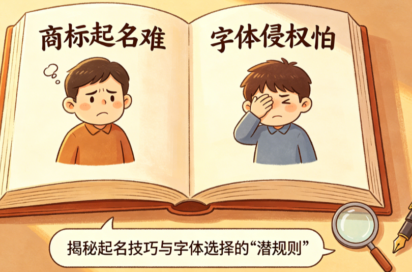 商标起名难、字体侵权怕?揭秘起名技巧与字体选择的“潜规则”