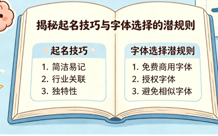 商标起名难、字体侵权怕?揭秘起名技巧与字体选择的“潜规则”