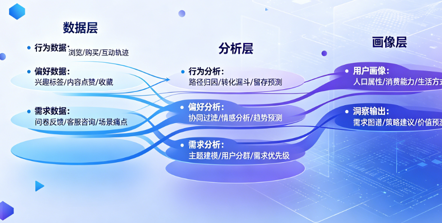 怎么用AI分析目标用户?行为、偏好、需求、画像如何深度洞察?