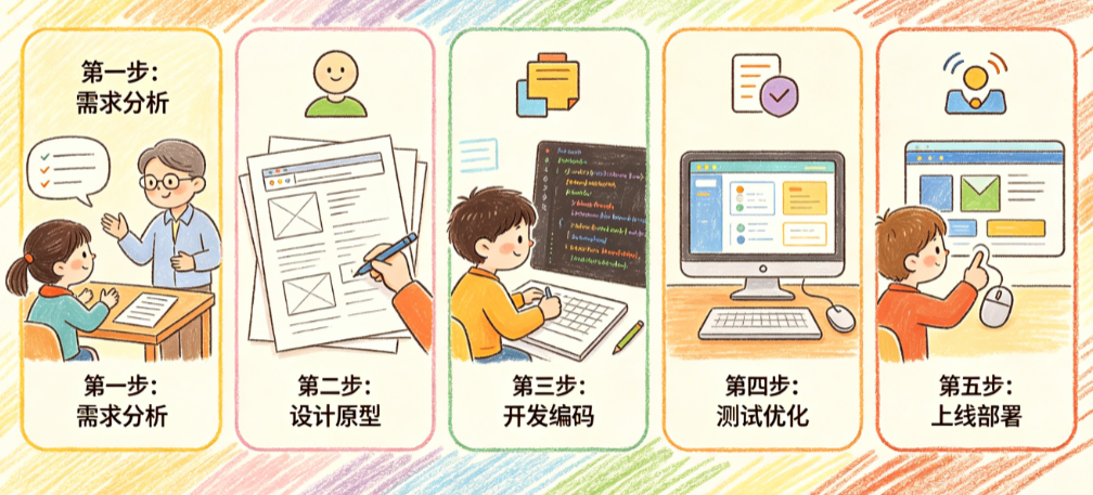 创建网页别只懂“写代码”!从需求分析到上线部署的完整流程指南
