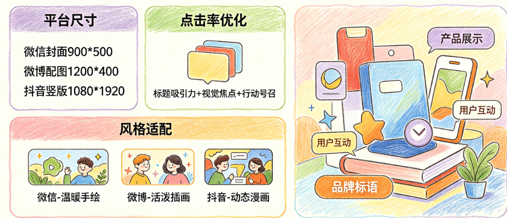AI社交媒体广告图怎么生成?各平台尺寸、点击率优化、风格适配如何做?