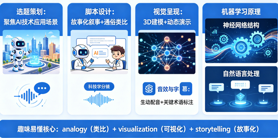 科普类AI专题片怎么做?复杂技术如何讲得有趣易懂?