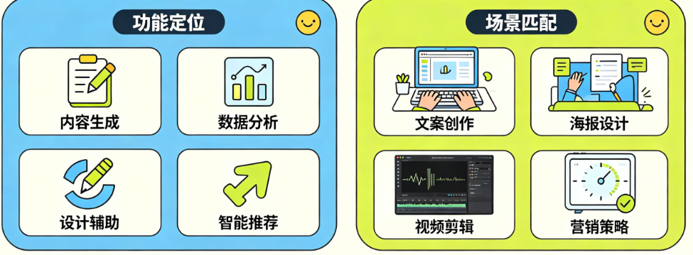 AI创意工具别只懂“ChatGPT写文案”!从功能定位到场景匹配的完整选型指南
