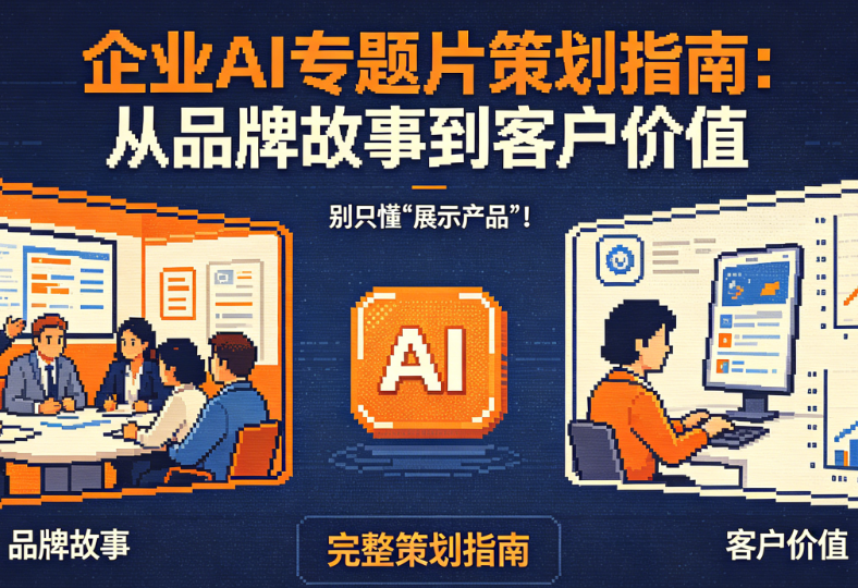 企业AI专题片别只懂“展示产品”!从品牌故事到客户价值的完整策划指南