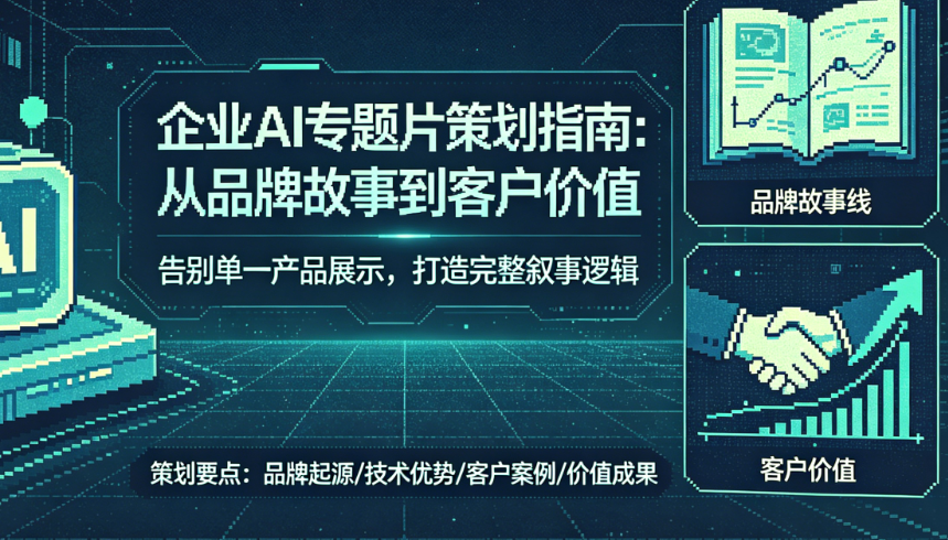 企业AI专题片别只懂“展示产品”!从品牌故事到客户价值的完整策划指南