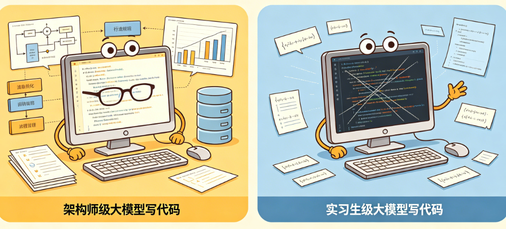 同样是大模型,为什么有的写代码像架构师、有的像实习生?揭秘编程能力差距根源