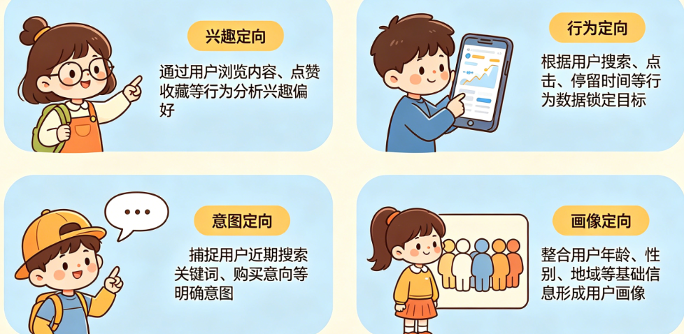 AI如何智能定向人群?兴趣、行为、意图、画像四维精准锁定全攻略