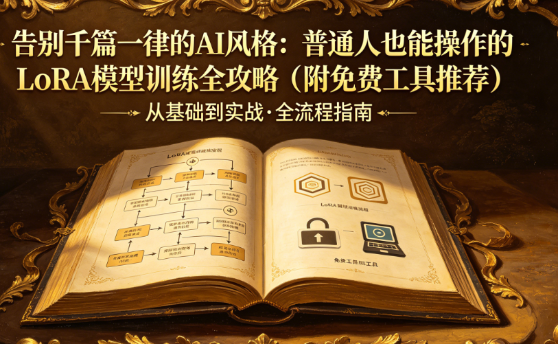 告别千篇一律的AI风格：普通人也能操作的LoRA模型训练全攻略(附免费工具推荐)