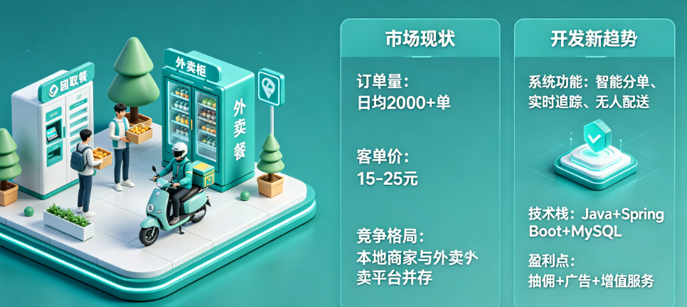 校园外卖还赚不赚钱?揭秘市场真实现状与系统源码开发新趋势