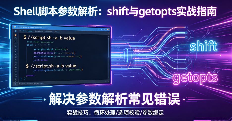 Shell脚本参数解析总出错?揭秘shift与getopts的正确用法与实战技巧