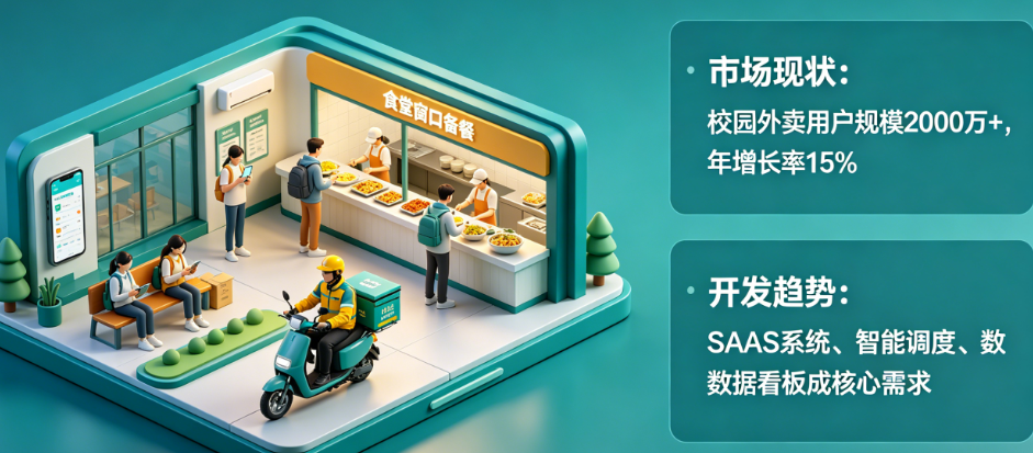校园外卖还赚不赚钱?揭秘市场真实现状与系统源码开发新趋势