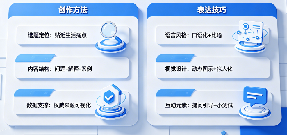 科普内容做了用户看不懂?揭秘高传播科普内容的创作方法与表达技巧