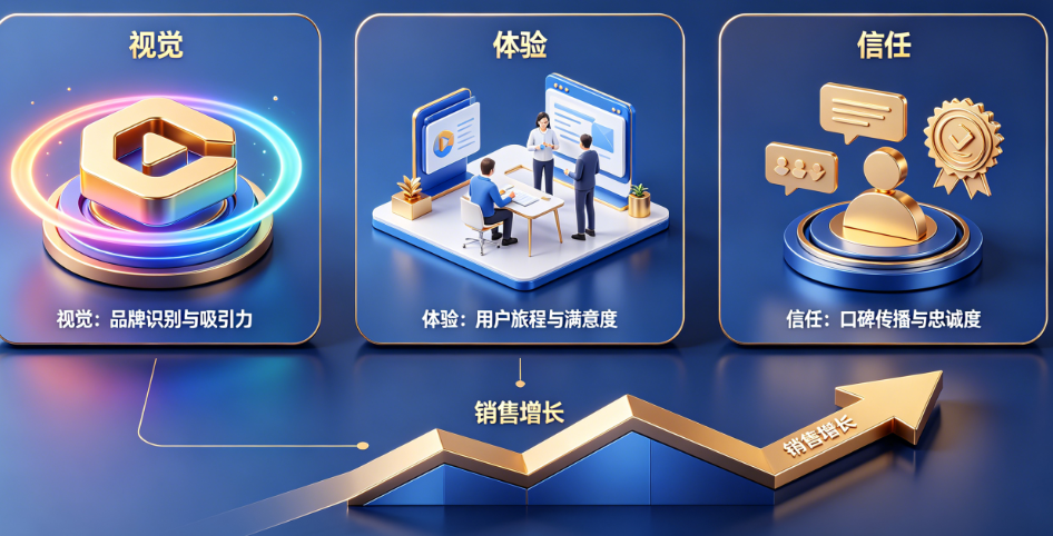 成功品牌设计的秘密是什么?视觉、体验、信任如何驱动销售增长?
