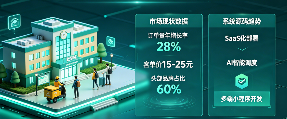校园外卖还赚不赚钱?揭秘市场真实现状与系统源码开发新趋势