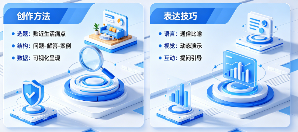 科普内容做了用户看不懂?揭秘高传播科普内容的创作方法与表达技巧