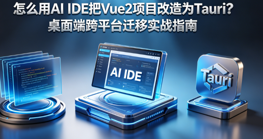 怎么用AI IDE把Vue2项目改造为Tauri?桌面端跨平台迁移实战指南