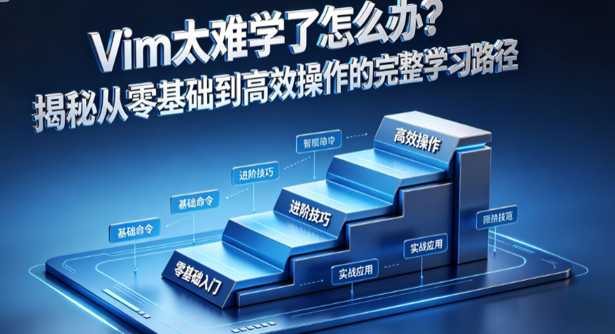 Vim太难学了怎么办?揭秘从零基础到高效操作的完整学习路径