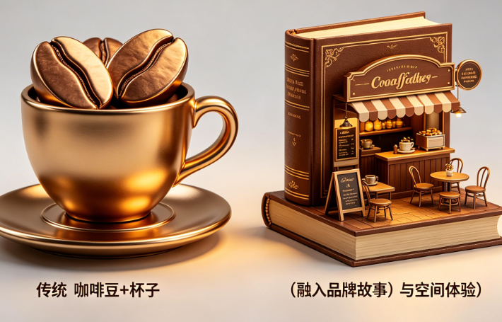 咖啡店logo别只懂“咖啡豆+杯子”!从品牌故事到空间体验的完整设计指南
