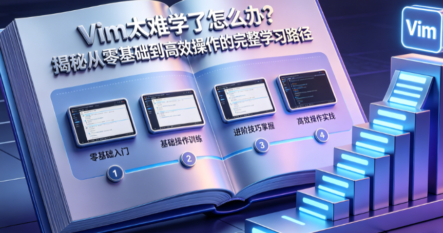 Vim太难学了怎么办?揭秘从零基础到高效操作的完整学习路径