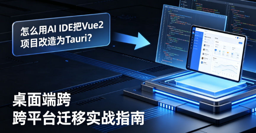 怎么用AI IDE把Vue2项目改造为Tauri?桌面端跨平台迁移实战指南